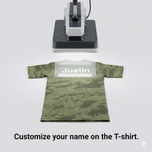 Name Printing on T-shirt (Pre Book)