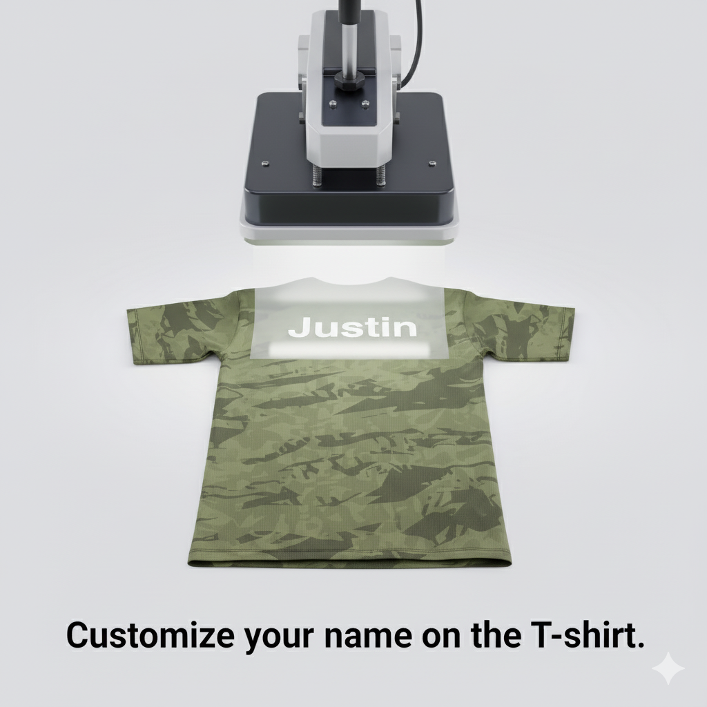 Name Printing on T-shirt (Pre Book)