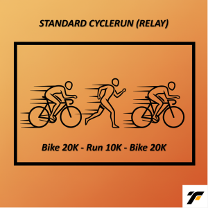 TriFactor - Standard CycleRun Relay (2 pax per team)